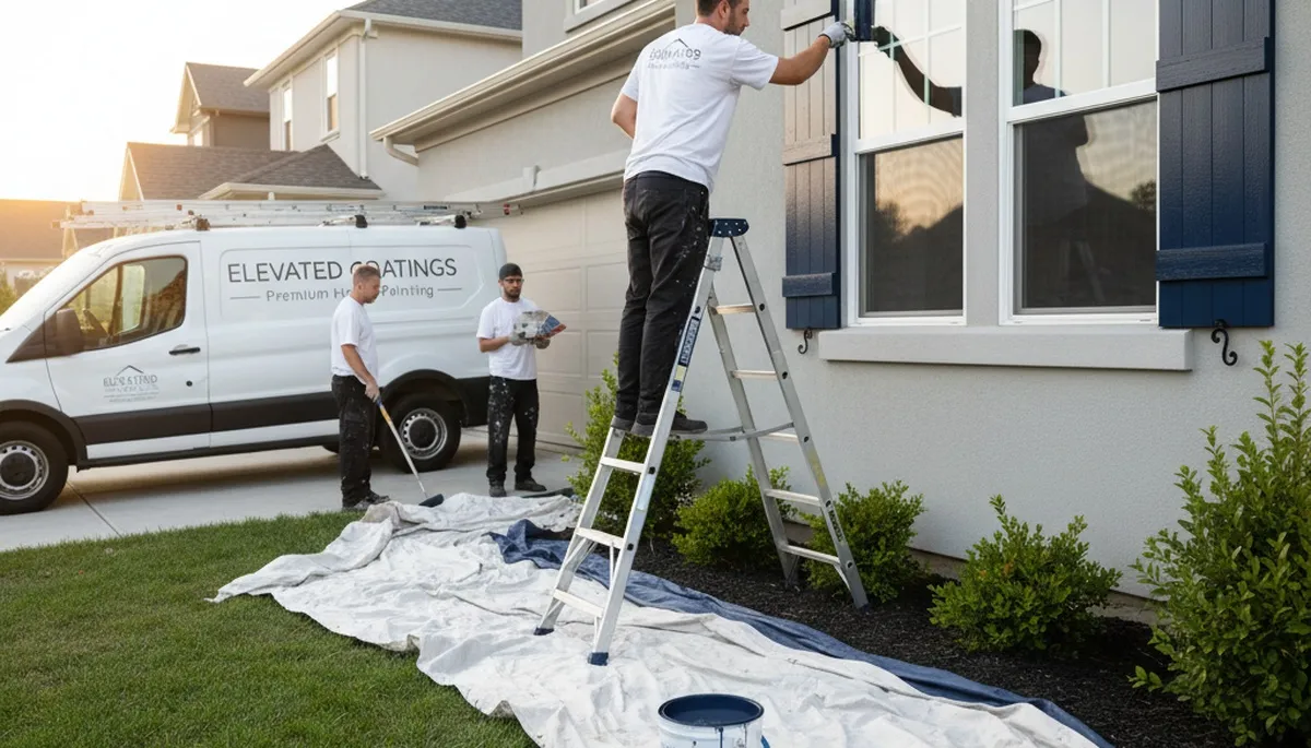 Professional shutter painting and refinishing on Lexington, MA home exterior shutters