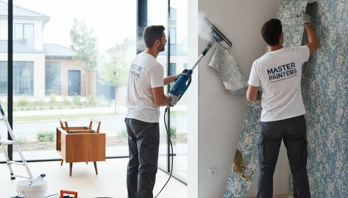 Professional wallpaper removal and surface prep in Lexington, MA for expert interior painting results